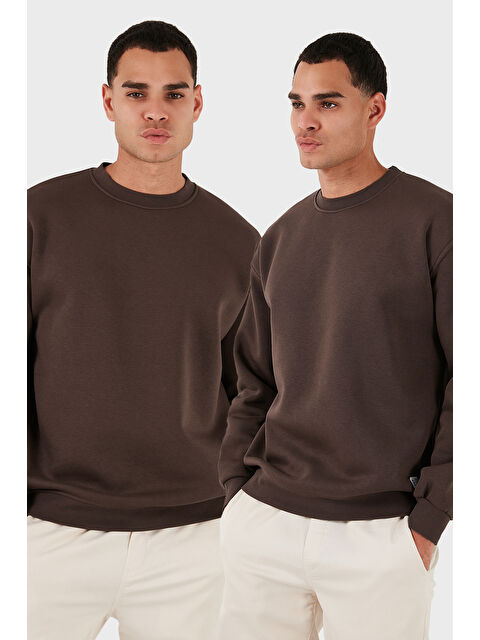 Buratti Regular Fit Bisiklet Yaka Şardonlu 2'li Paket Sweat 5905255S2 - S000436828-29704