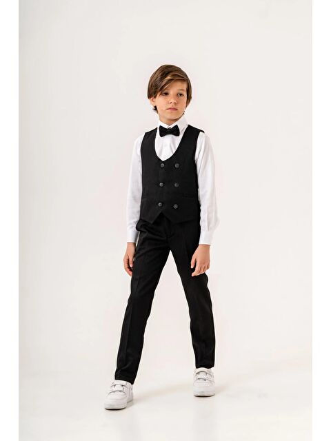 Myhanne Papyonlu Yelekli Takım Elbise 3105 - S000238480-19351