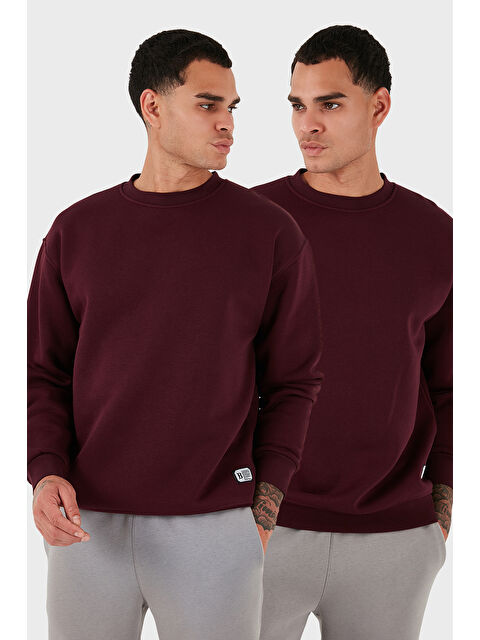 Buratti Regular Fit Bisiklet Yaka Şardonlu 2'li Paket Sweat 5905255S2 - S000436828-19951