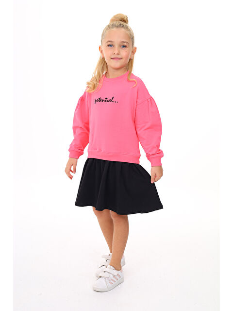 Toontoykids Kız Çocuk Nakışlı Elbise - S000288890-18686