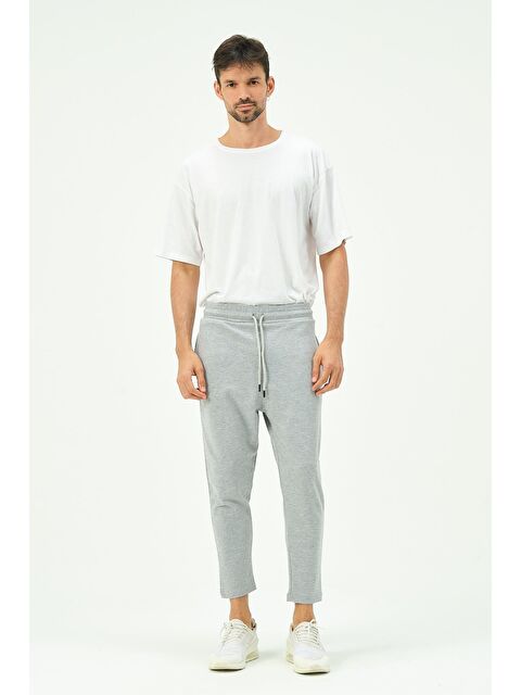 C&City Erkek Bol Kesim Düz Paça Eşofman Altı 785 Gri - S000220993-20600