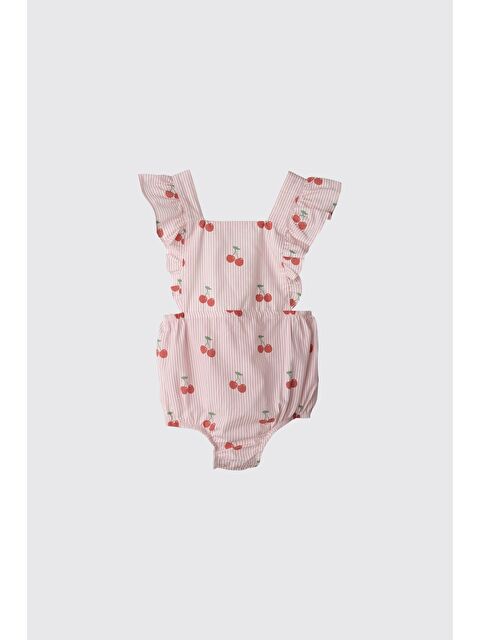 Panço Yenidoğan Kiraz Baskılı Pembe Tulum - S000527365-20024