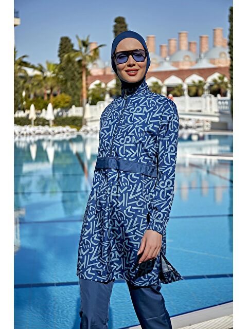 Remsa Mayo Paraşüt Tam Kapalı Tesettür Mayo R081 Atlantik - S000075808-19459