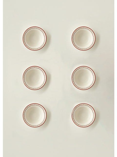 Bella Maison Rose Porselen 6'lı Çorba Kasesi (15 cm) - S000506822-23173