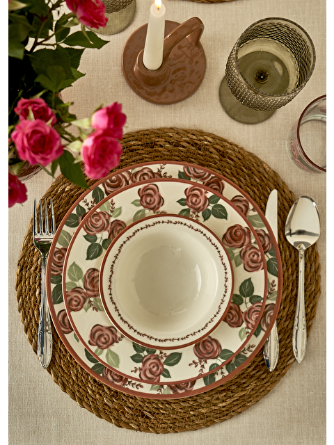 Bella Maison Rose Porselen Çorba Kasesi (15 cm) - S000506825-23173