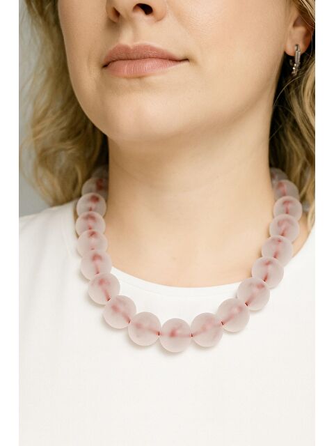 New Obsessions Buzul 20mm Büyük Boncuklu Kolye - S000442440-20045