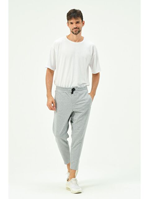 C&City Erkek Düz Paça Arka Cepli Eşofman Altı 783 Gri - S000220995-20600