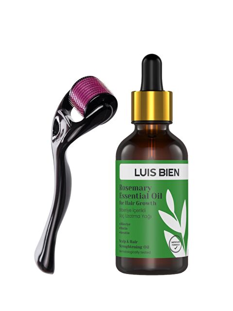 Luis Bien Biberiye Yağı & Dermaroller 0.5 mm - Saç Uzatıcı Set - S000161299-26865