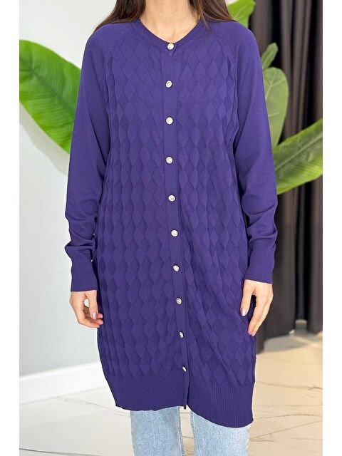 Nuss Hırka 305 Mor - S000361453-20042