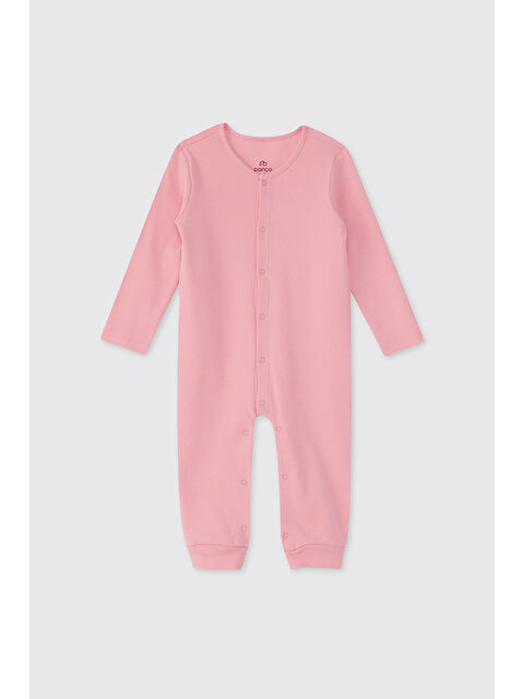 Panço Yenidoğan Fırfırlı Pembe Tulum - S000527367-20024