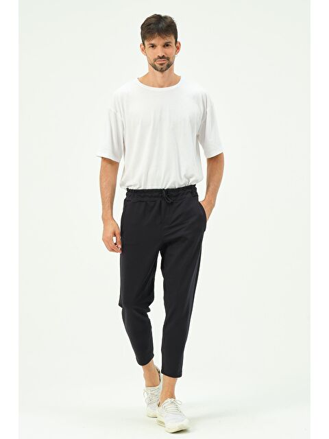 C&City Erkek Düz Paça Arka Cepli Eşofman Altı 783 Lacivert - S000220995-21164