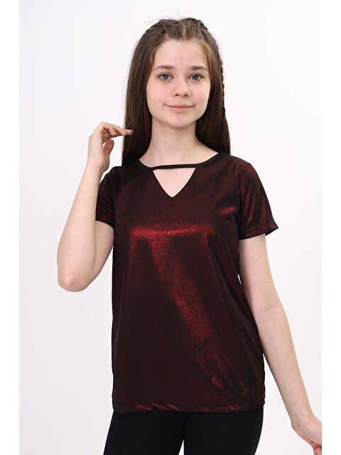 Toontoykids Kız Çocuk Kum Varaklı Tişört - S000250995-19951