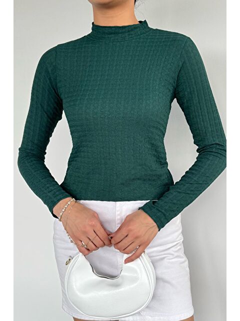 Gülseli Kadın Dik Yaka Basic Bluz - S000469736-18709