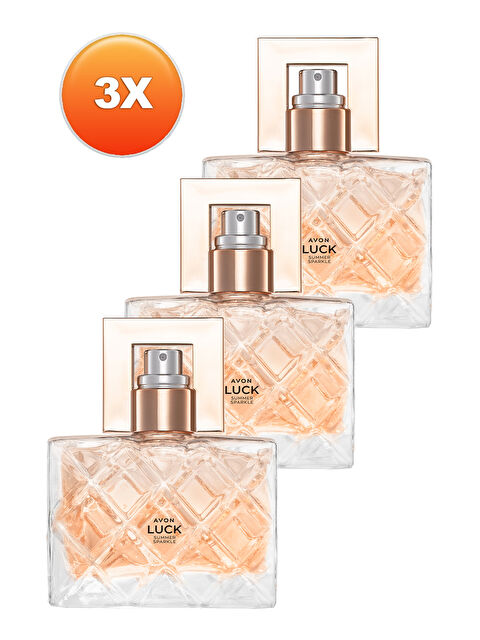AVON Luck Summer Sparkle Kadın Parfüm Edp 50 Ml. Üçlü Set - S000287784-10231