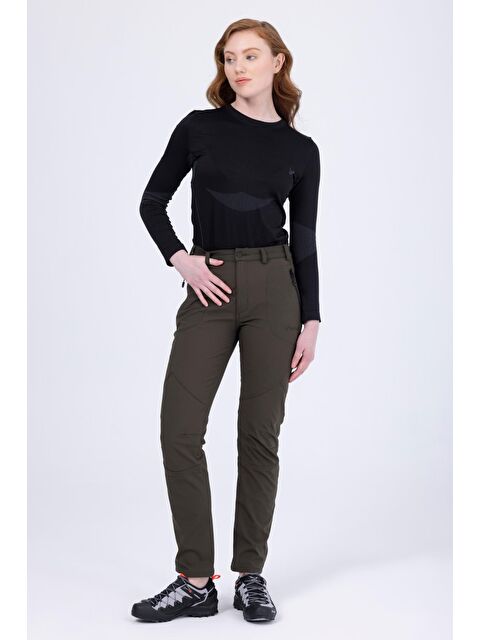 2AS Bosie İnce Softshell Kadın Pantolon Haki - S000491860-18547