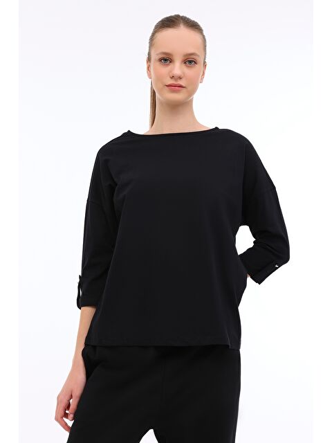 Kinetix WL 11BILLIE 5PR Siyah Kadın Kısa Kol T-Shirt - S000491862-19351