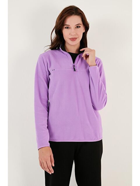 Lela Slim Fit Yumuşak Dokulu Anti-Pilling Tüylenme Yapmayan Yarım Fermuarlı Polar 5907000 - S000000132-17241