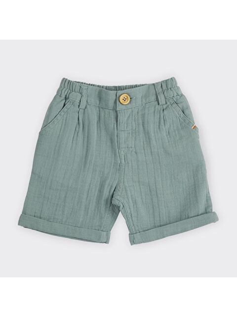 Panço Erkek Çocuk Cep Keı Dikiş Detaylı Şort - S000269987-18194