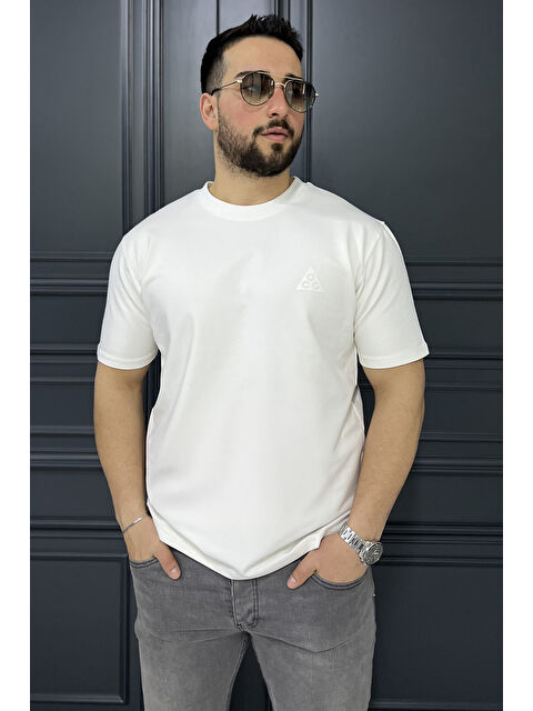 Mishar İtalia Erkek Bisiklet Yaka Baskılı Tişört - S000361388-19966