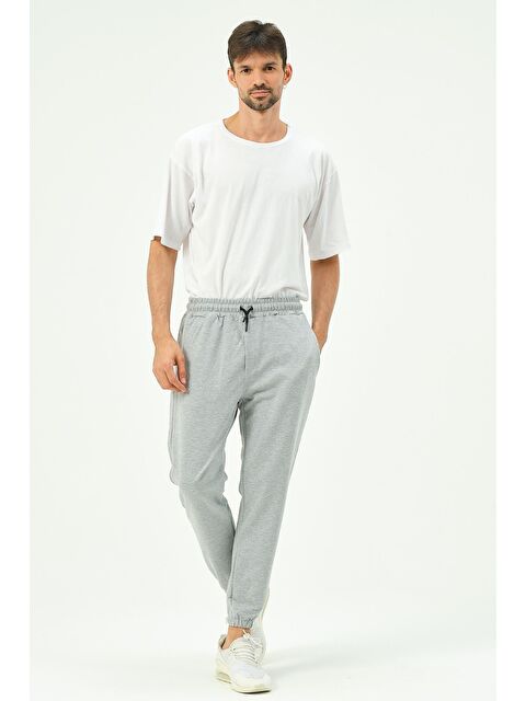 C&City Lastikli Paça Yandan Cepli Erkek Jogger Eşofman Altı 781 Gri - S000220997-20600