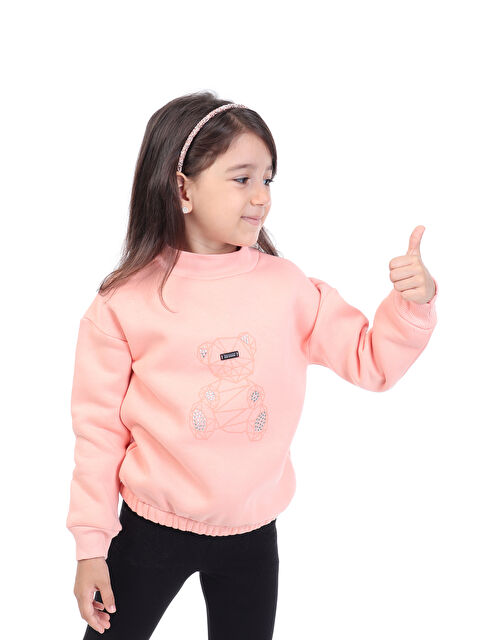 Toontoykids Kız Çocuk Baskılı Sweatshirt - S000421353-24085