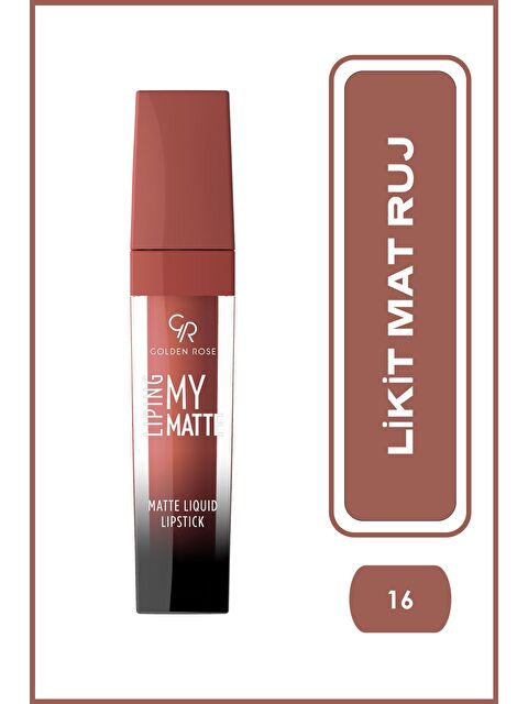GOLDEN ROSE Liping My Matte - 16 - Likit Mat Ruj - S000374543-29705