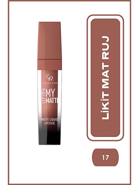 GOLDEN ROSE Liping My Matte - 17 - Likit Mat Ruj - S000374544-17365