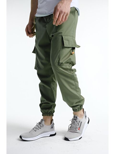 Oksit Slim Fit Kort Paraşüt Kargo Cepli Erkek Eşofman Alt - S000124684-18194