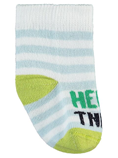 Civil Erkek Bebek Çorap Set 6-18 Ay Yeşil-Siyah - S000286028-37472