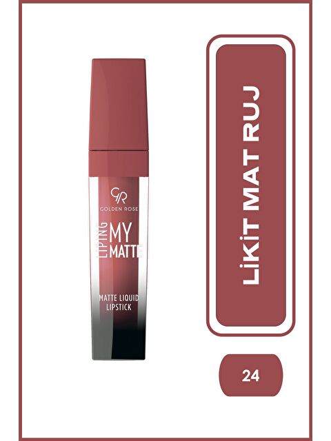 GOLDEN ROSE Liping My Matte - 24 - Likit Mat Ruj - S000374547-19951
