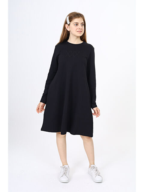 Toontoykids Kız Çocuk Nakışlı Elbise - S000328790-19351