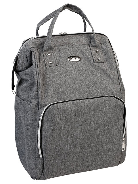 Babymol Linen Anne Bebek Bakım Sırt Çantası Gri - S000295720-20600