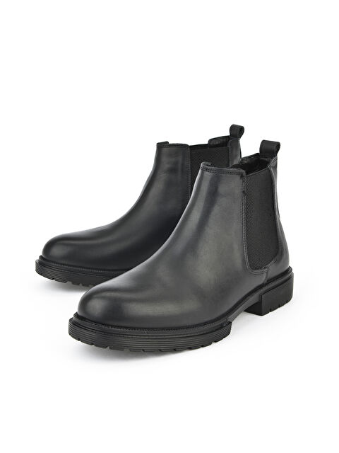 Ziya Ayakkabı Erkek Hakiki Deri Bot 143423Z1975 Siyah - S000336612-19351