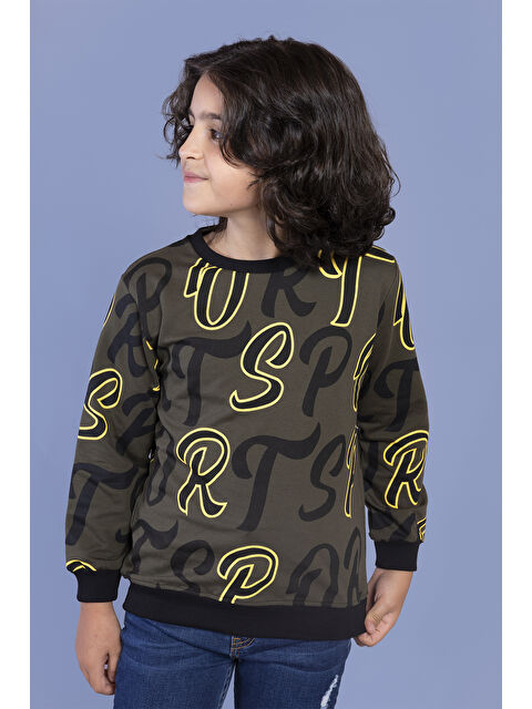 Toontoykids Erkek Çocuk Komple Baskılı Sweatshirt - S000273761-18547