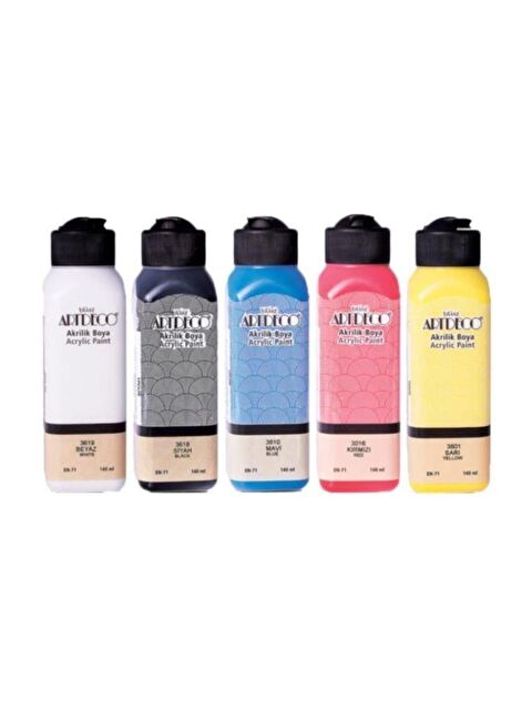 Artdeco Akrilik Boya 140 ml 5 Li Set - S000265844-27074