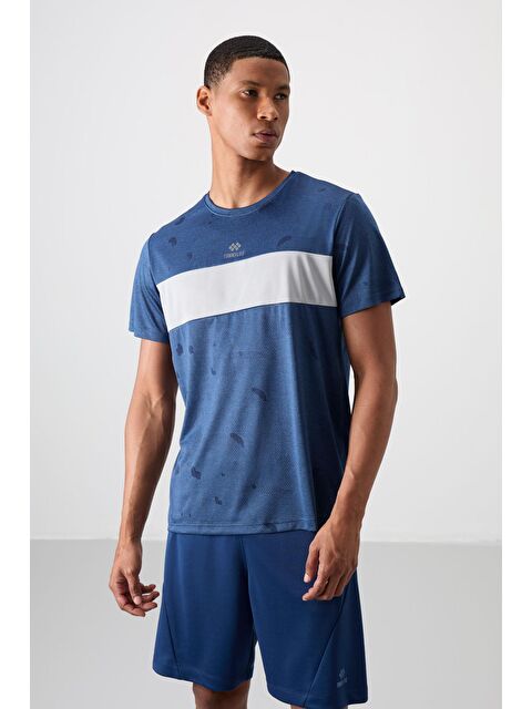 Tommylife Parlament Polyester Nefes Alan Jakarlı İnce Esnek Standart Fit Erkek Performans Tişört - 88398 - S000193835-19393