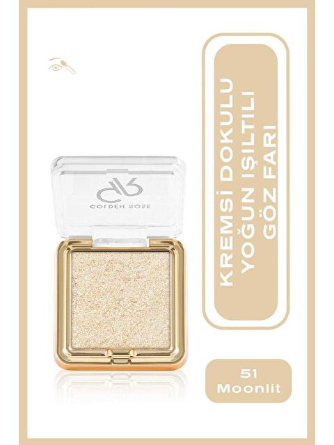 GOLDEN ROSE Sparkle Glow Eyeshadow No:51 Moonlit - Işıltılı Göz Farı - S000374565-7379