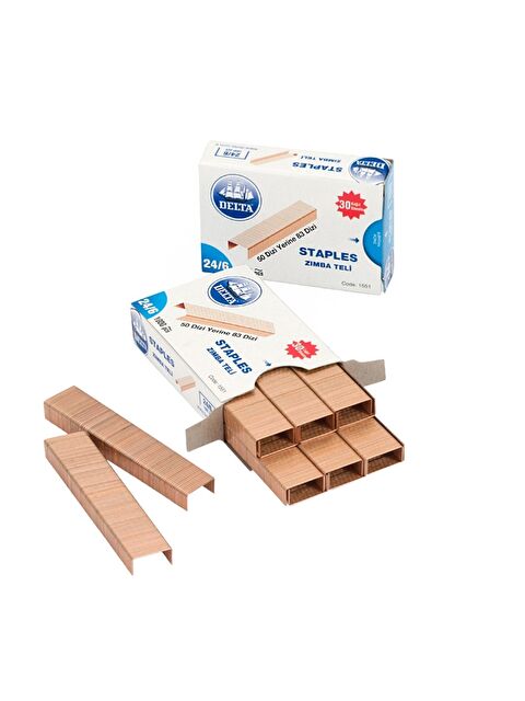 Delta 24/6 Zımba Teli 1000 li 10 Paket Sarı - S000302982-20072