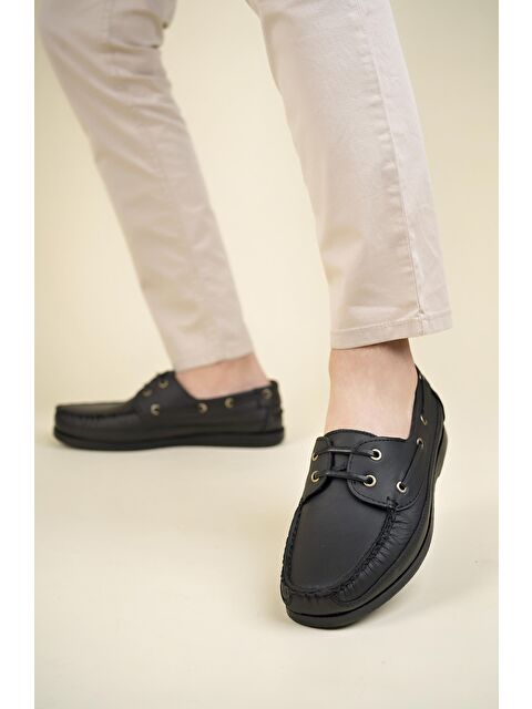 Muggo Dexter  Hakiki Deri Erkek Günlük Klasik Casual Ayakkabı - S000025460-19351