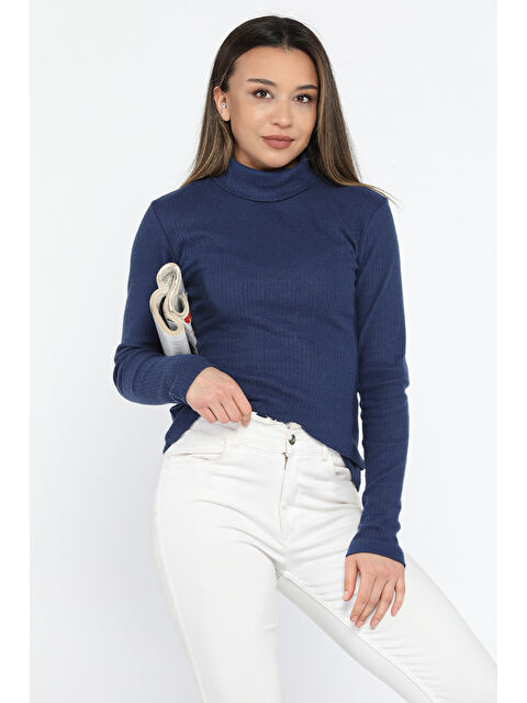 Gülseli Balıkçı Yaka Fitilli Body Bluz - S000314338-21164