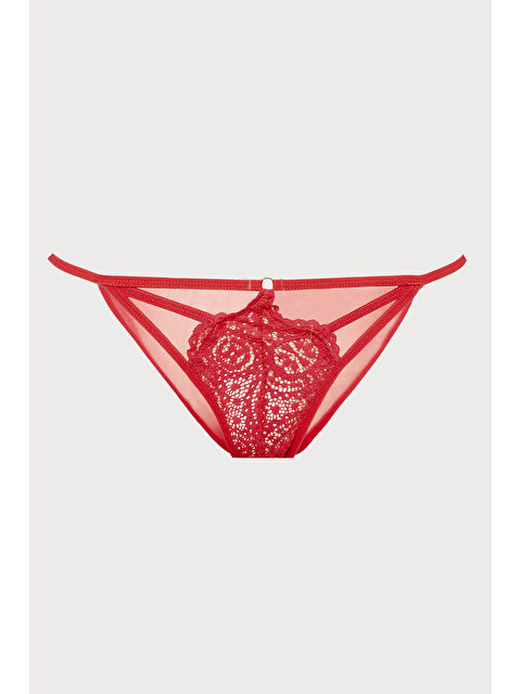 LOYA Kırmızı Alanis Dantelli Külot