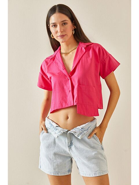 Xhan Pembe Tek Cepli Gömlek 5YXK2-48581-20 - S000207180-20024