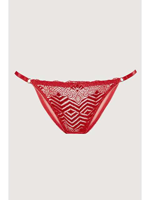 LOYA Kırmızı Crimson Dantelli Külot