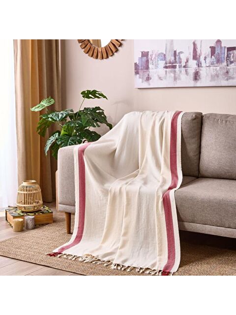 Evidea Soft Koltuk Şalı - Bej - 130x170 cm - S000378549-19928