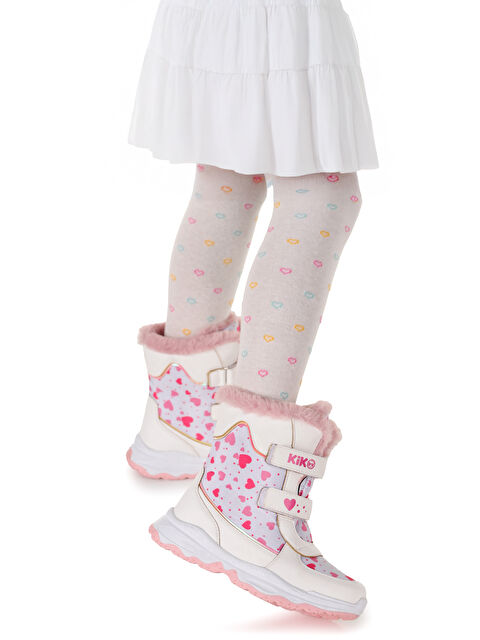 Kiko Kids Kartanesi Cırtlı Kız Çocuk Kar Bot Soğuk Suya Dayanıklı - S000054581-20063