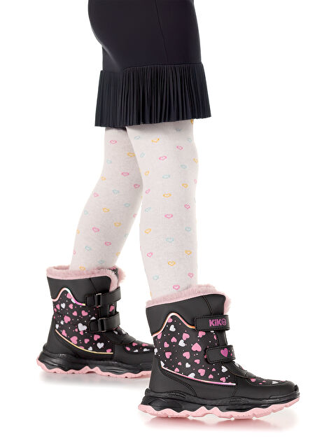 Kiko Kids Kartanesi Cırtlı Kız Çocuk Kar Bot Soğuk Suya Dayanıklı - S000054581-19351