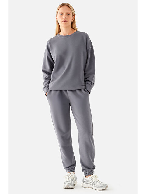 Superstacy Mia Oversize Füme Jogger Eşofman Altı - S000305054-33408