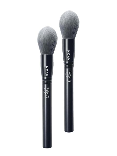 AVON Tam Örtücü Kubbeli Fondöten Fırçası 2'li Set - S000189006-10231