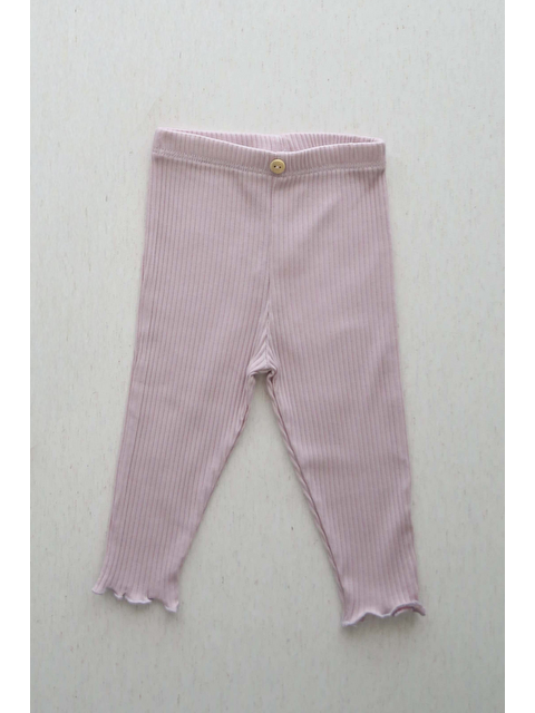 Oh La La Koala For Little Ones Lila Fırfır kenar dikişli Tayt