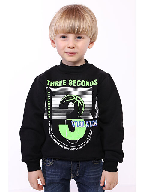 Toontoykids Erkek Çocuk 3 Vıolatıon Baskılı Sweatshirt - S000273768-19351